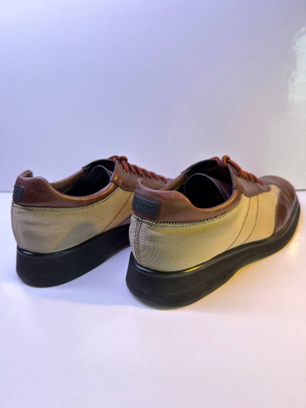 Salvatore Ferragamo Sport Vintage Sneakers – Men’s US 9.5 – Made in Italy - Picture 11 of 15